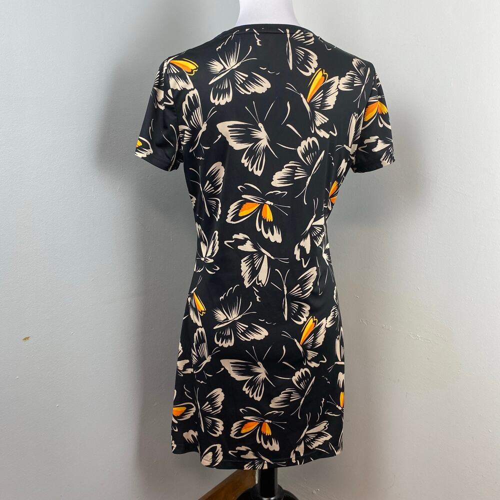 Adidas X Farm Rio Butterfly Athletic Tennis Dress In Black Medium - Picture 8 of 11